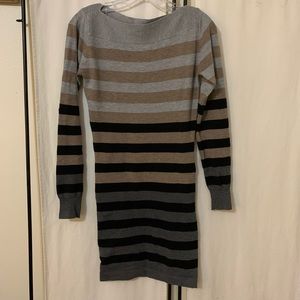 Ombré striped sweater dress by Papillon